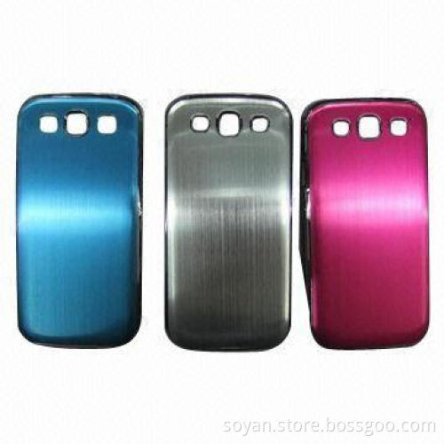 Aluminum Case for Samsung Galaxy S3 with Skid-resistant Grains, Available in Various Colors